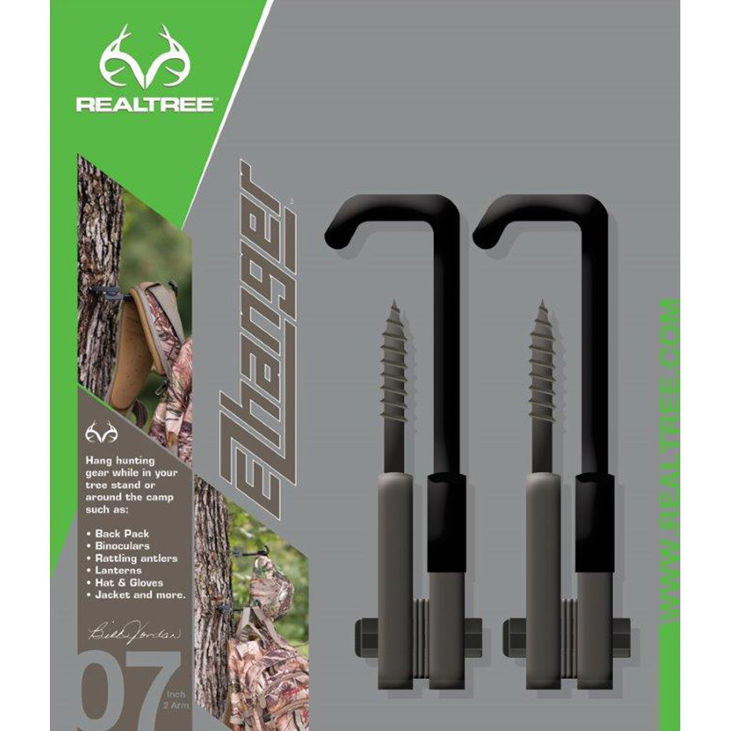 Realtree EZ 7-Inch Treestand Gear Hanger 2 Pack
