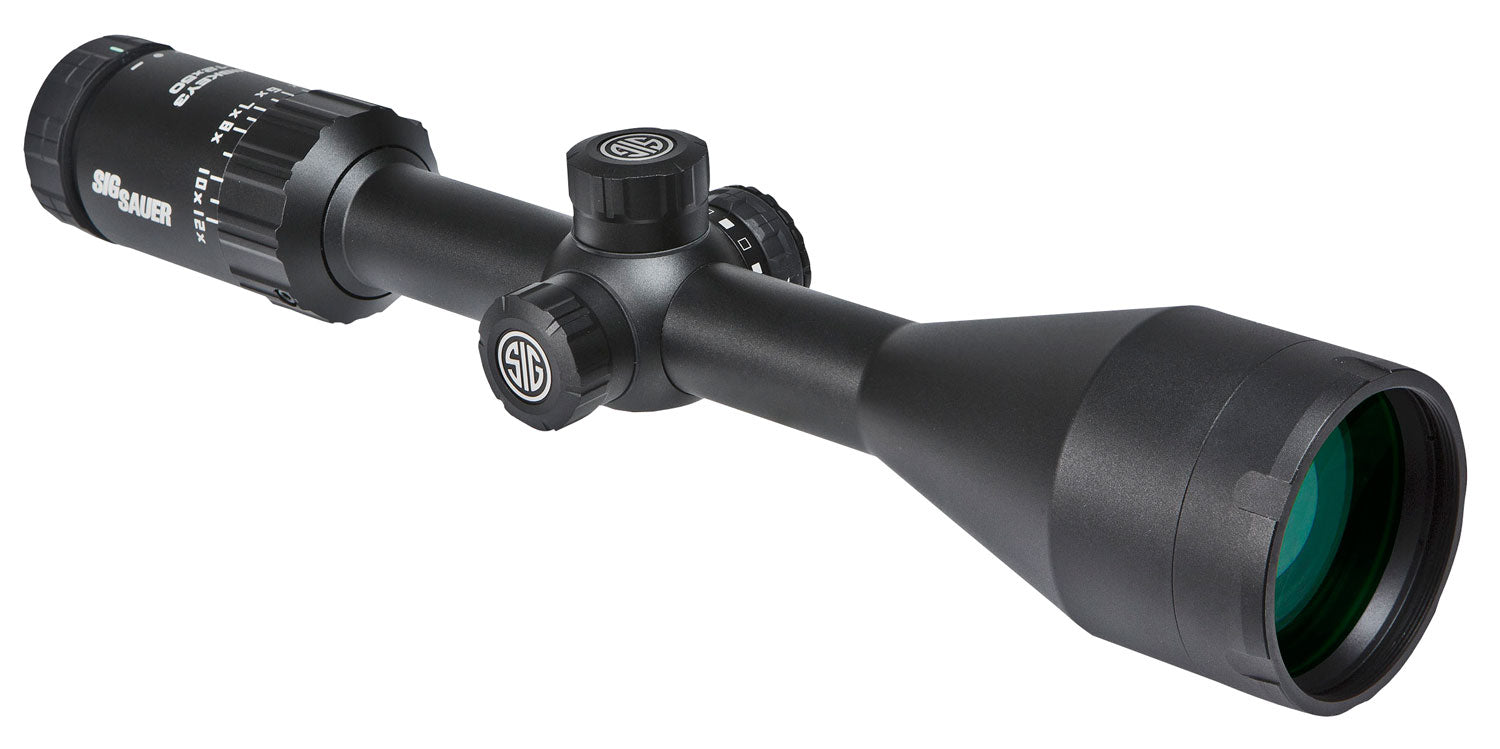 SIG Whiskey3 4-12x50mm SFP Riflescope Capped Turrets