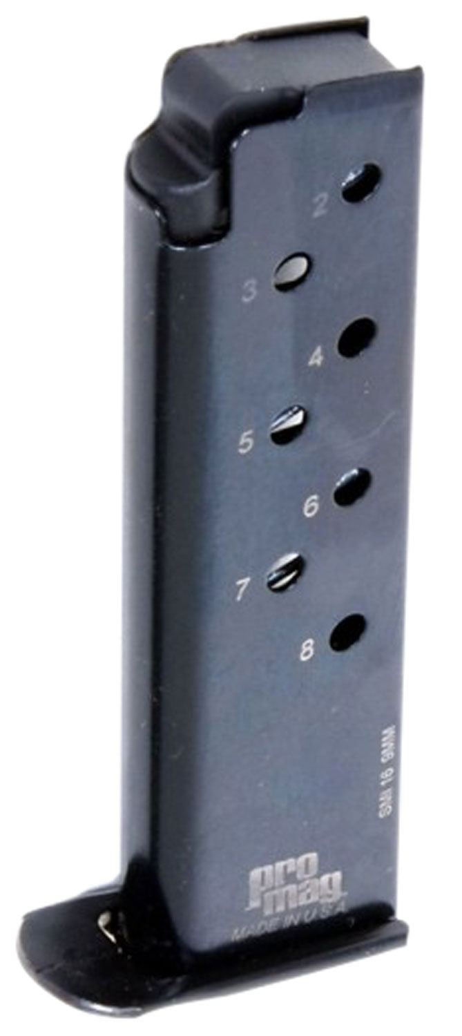 ProMag SMI16 8-Round 9mm Luger Single Stack Mag S&W M39 Blued Steel