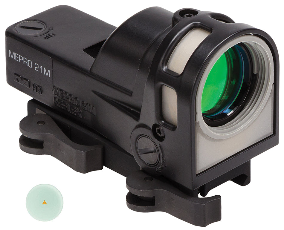 Meprolight USA 626410 M21 Black 1x 30mm Fiber-Optic and Tritium Sight, Triangle Reticle