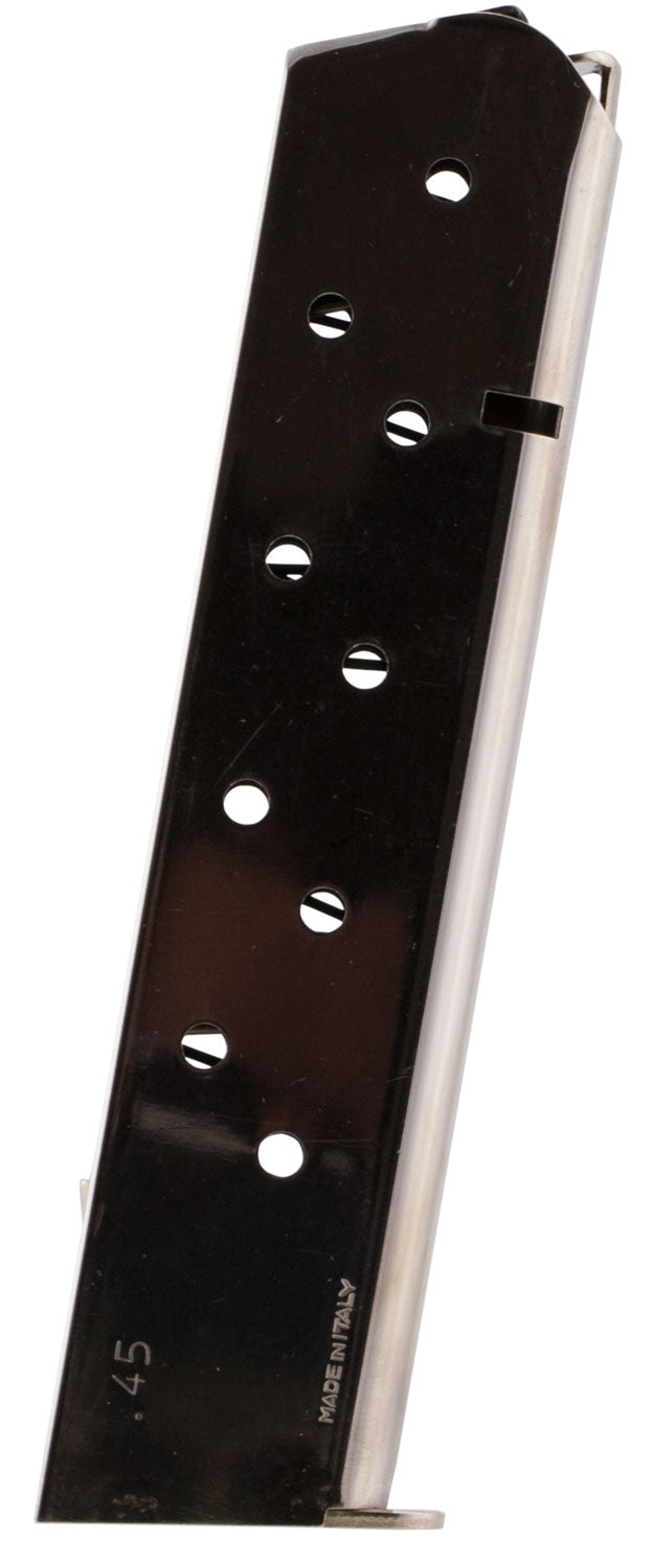 Mec-Gar 10rd .45 ACP Extended Magazine for 1911 Government – Nickel Carbon Steel