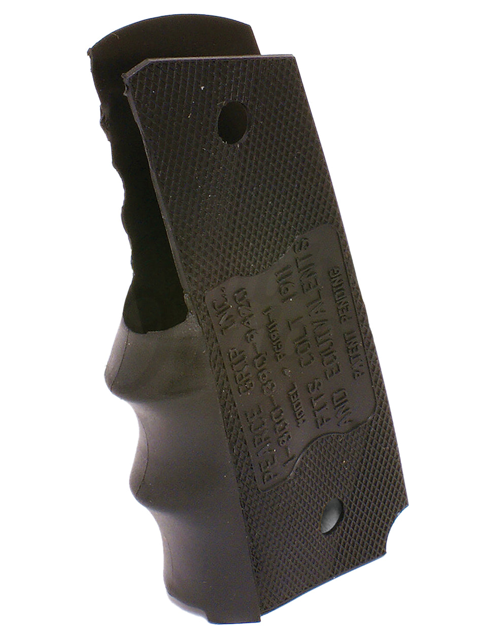 Pearce Grip PG19111 1911 Government Rubber Finger Groove Insert Black