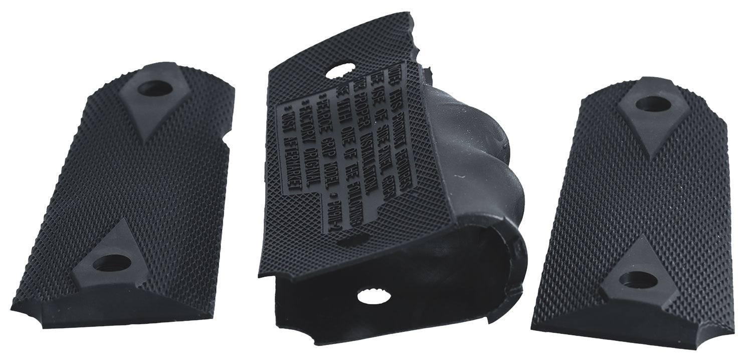 Pearce Grip PGM1911 1911 Government Modular Grip System with Finger Groove Insert Black Rubber