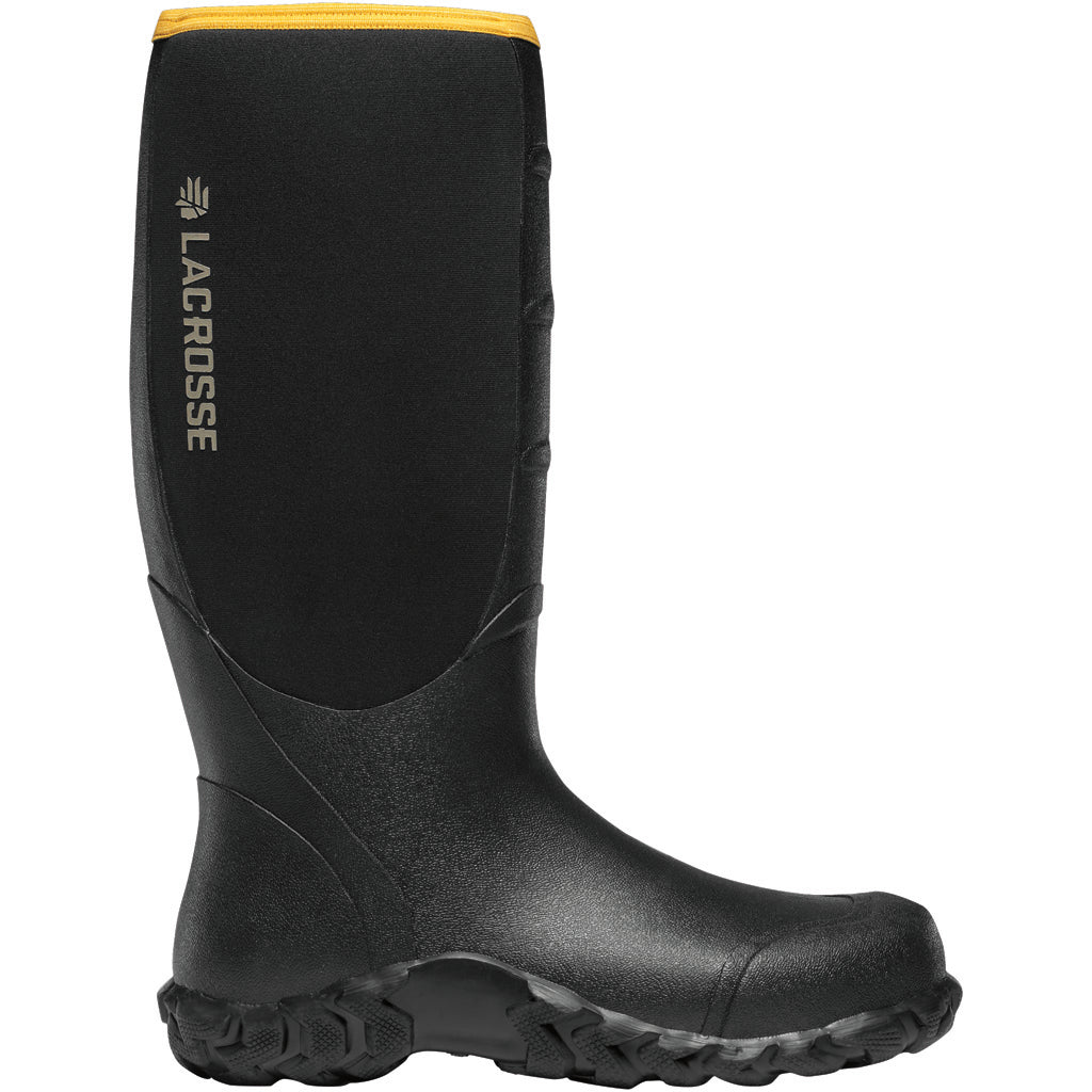 LaCrosse Alpha Lite Flexible Waterproof Boot Black 5mm Size 11