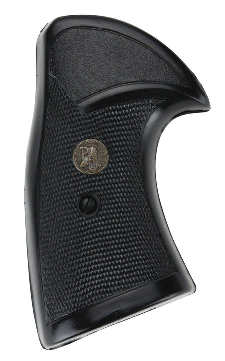 Pachmayr 03267 Classic Checkered Black Rubber Presentation Grip S&W K/L Frame Square Butt