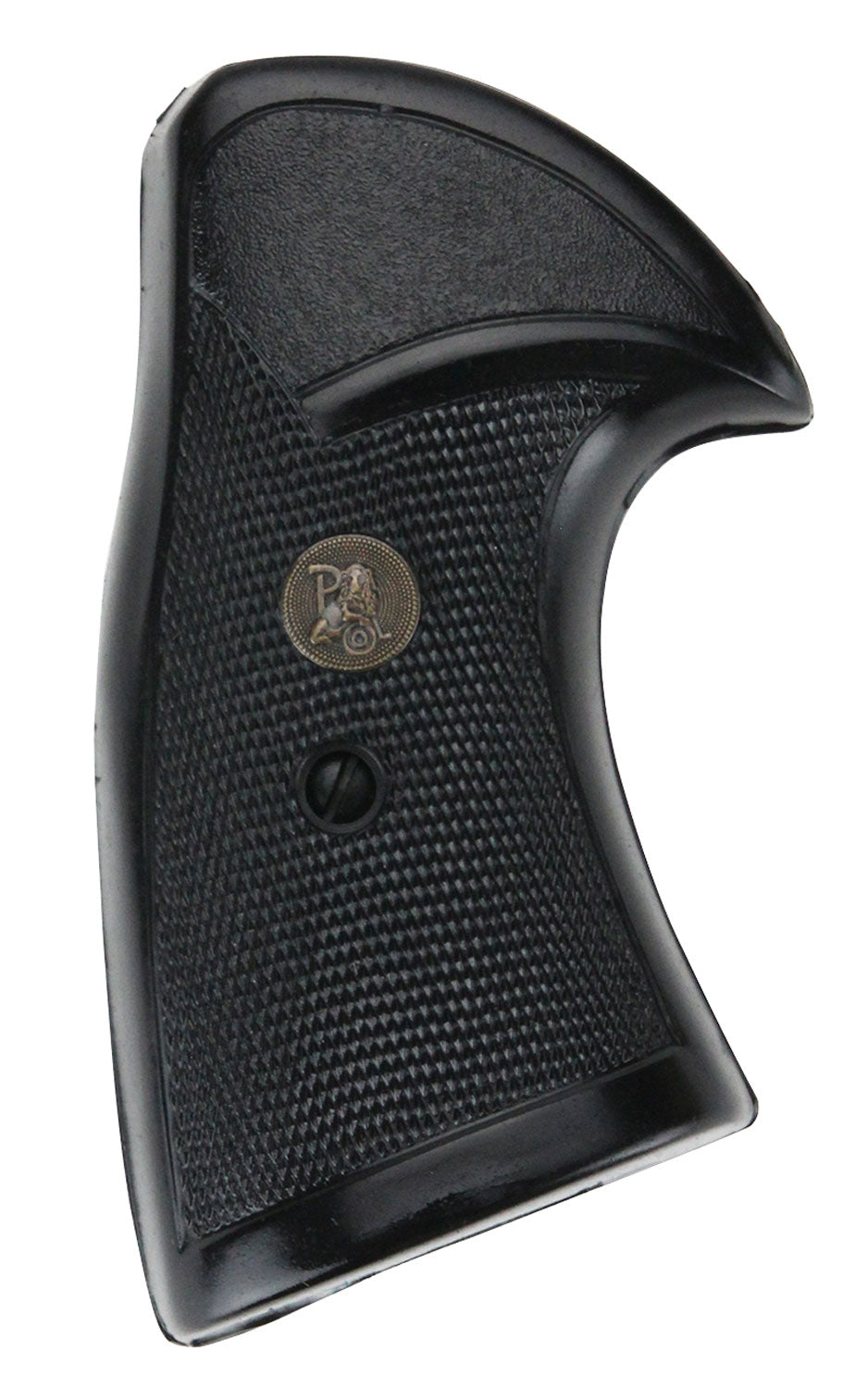 Pachmayr 03267 Classic Checkered Black Rubber Presentation Grip S&W K/L Frame Square Butt