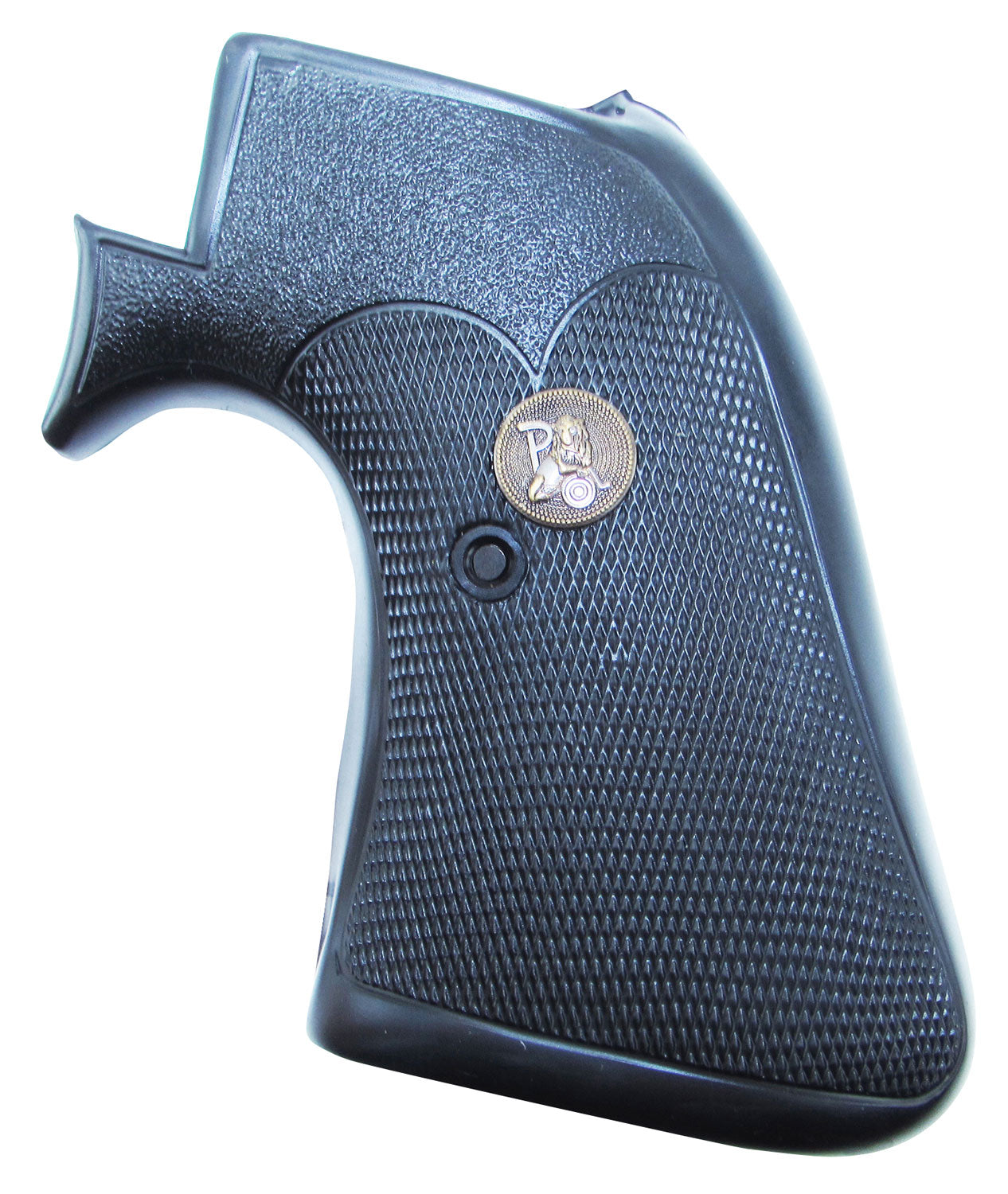 Pachmayr 03163 Classic Checkered Black Rubber Grip Ruger Super Blackhawk Square Trigger Guard