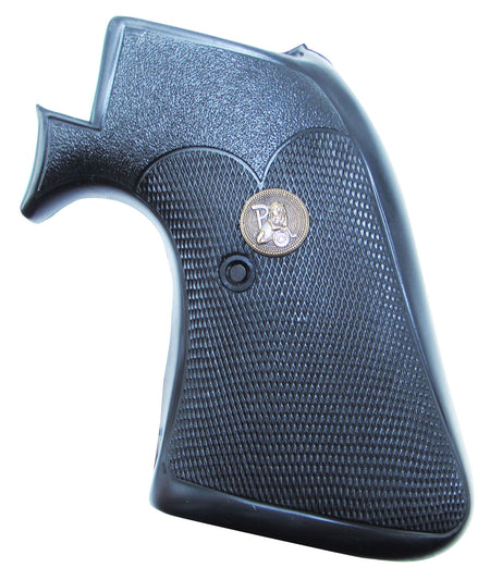 Pachmayr 03163 Classic Checkered Black Rubber Grip Ruger Super Blackhawk Square Trigger Guard