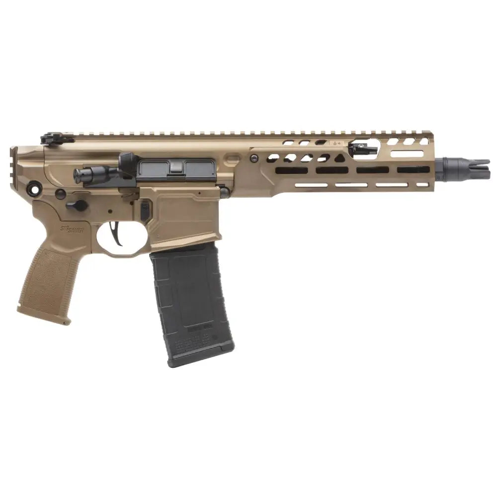 dSIG MCX SPEAR LT 300BLK PSTL FDE 9"BBL, 8"LW HG, FLAT TRIG