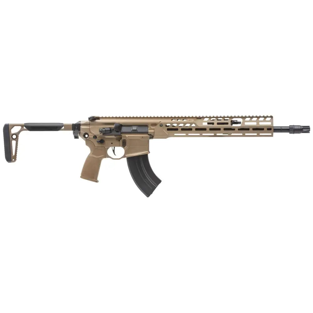 SIG SAUER MCX SPEAR LT RFL 7.62X39 16"BBL, FDE, 13" LW HG, PUSH BTN FLD STOCK