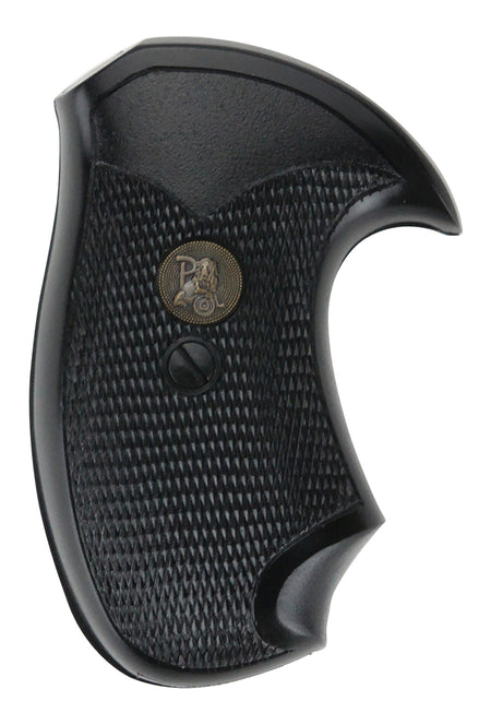 Pachmayr 02523 Black Rubber Compact Grip with Non-Slip Finish for Charter Arms