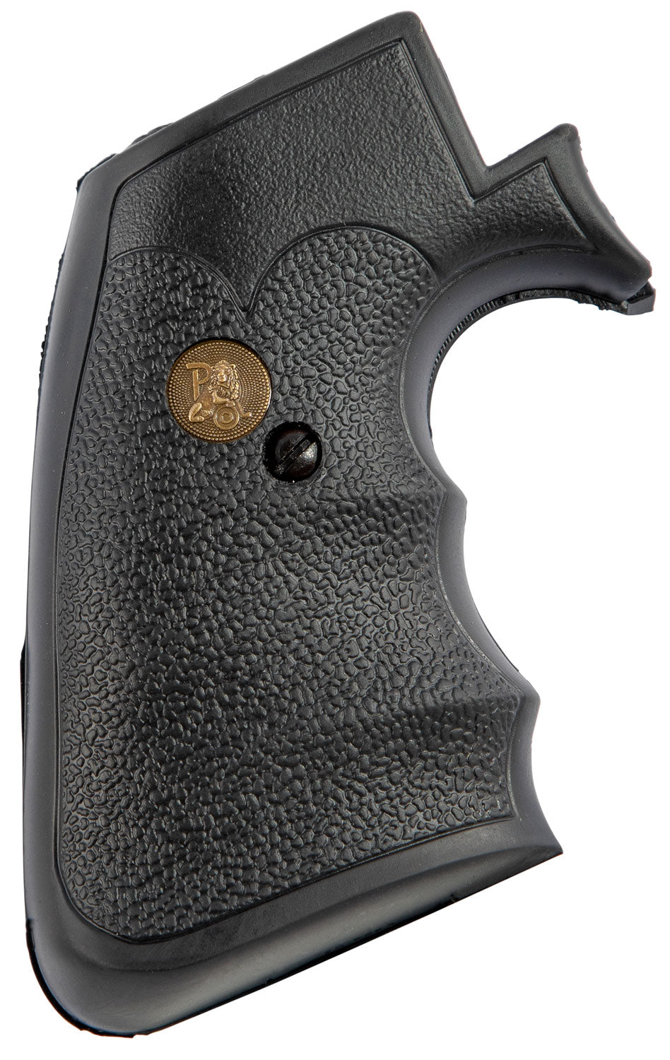 Pachmayr 05067 Checkered Black Rubber Gripper Grip with Finger Grooves for Ruger Super Blackhawk Revolver