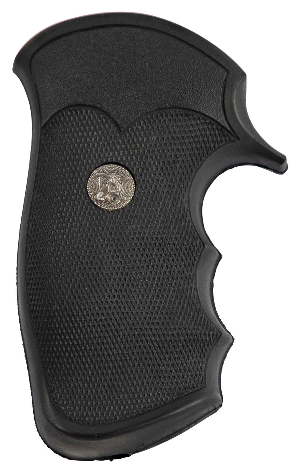 Pachmayr 05054 Checkered Black Rubber Decelerator Grip with Finger Grooves for T/C Contender Pistol