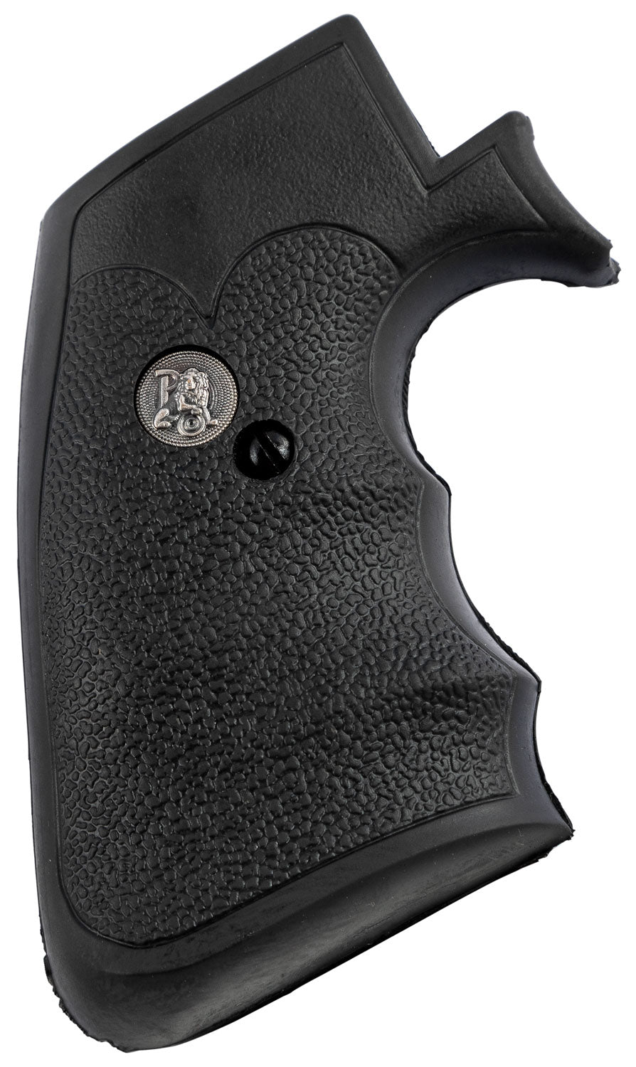 Pachmayr 05134 Checkered Black Rubber Decelerator Grip with Finger Grooves for Ruger Super Blackhawk