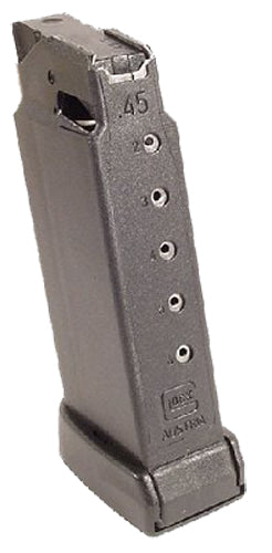 Glock MF36006 .45 ACP 6-Round G36 Black Polymer Mag