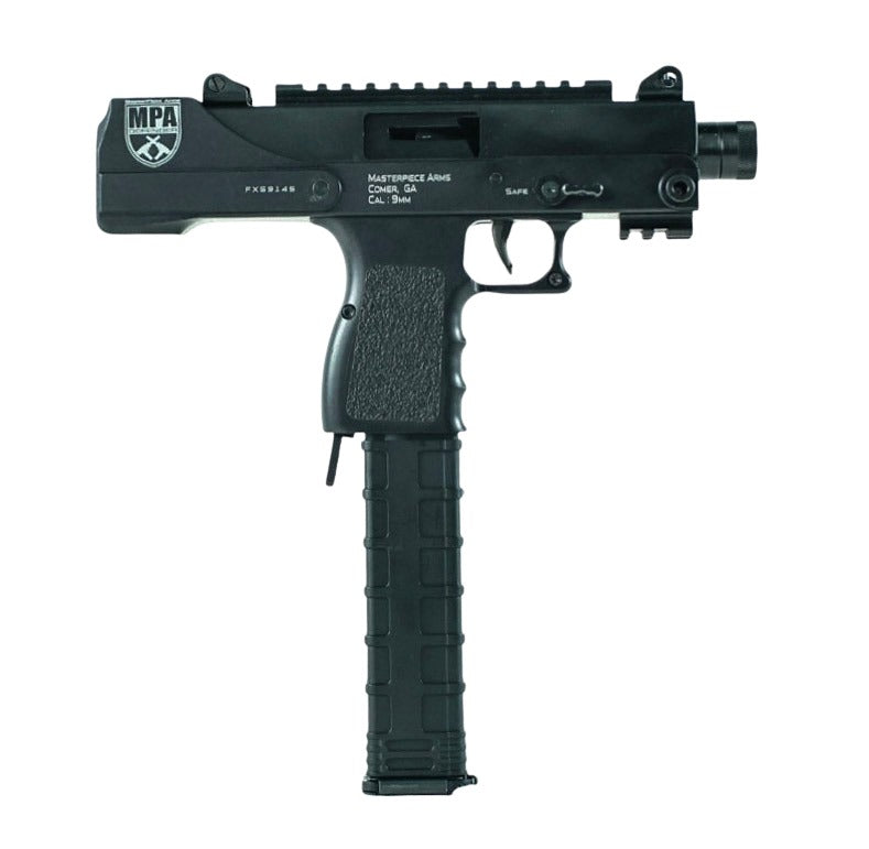 MasterPiece Arms 30SST Defender 9mm Side Cocking Scope Mount 9mm Luger 6" 30+1 Black Parkerized