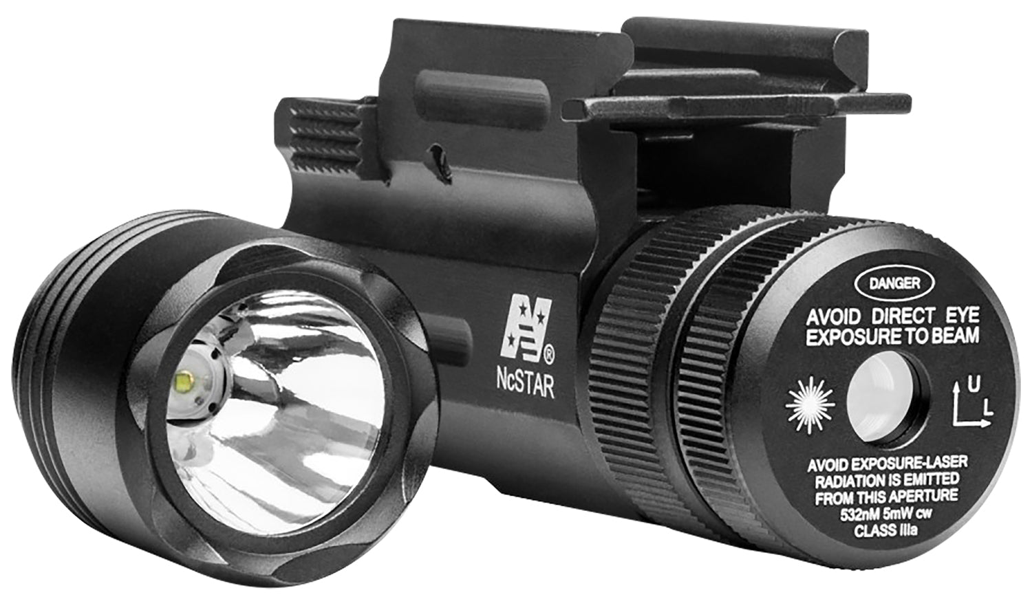 NcStar Flashlight and Green Laser Combo AQPTFLG Black Anodized 150LM Cree LED Interchangeable