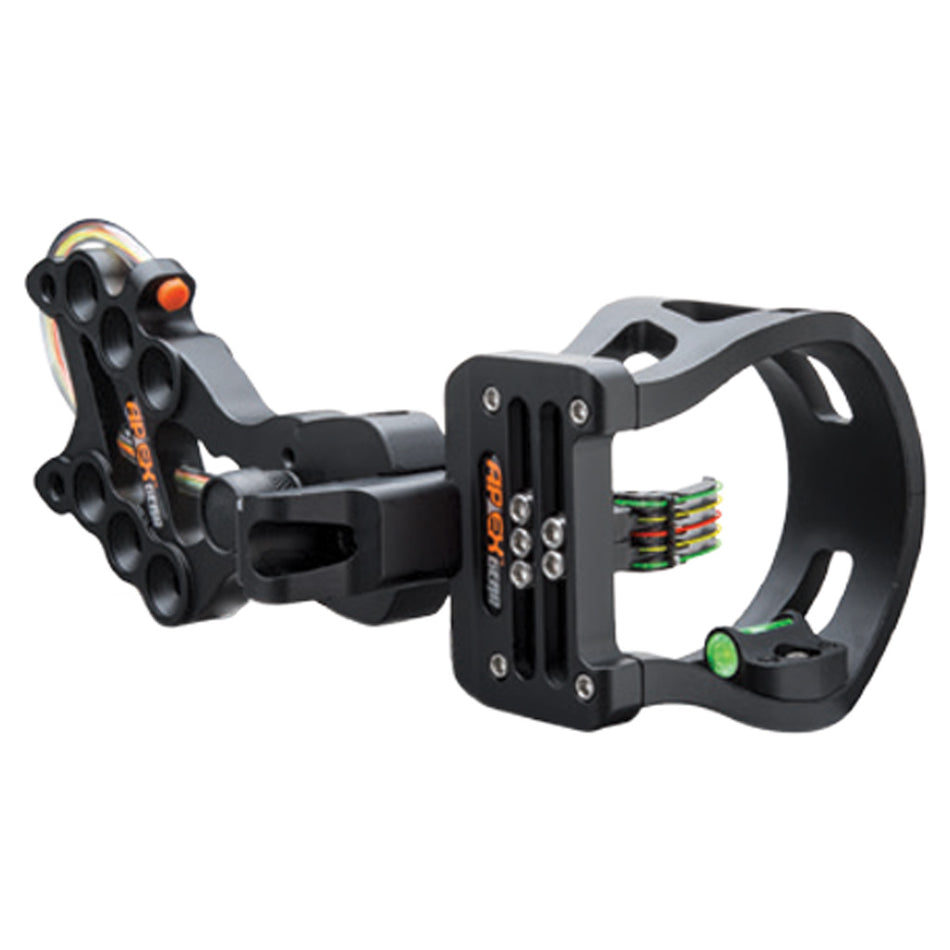 Apex Accu Strike XS Black 5 Pin .019 Reversible Bracket Bow Sight