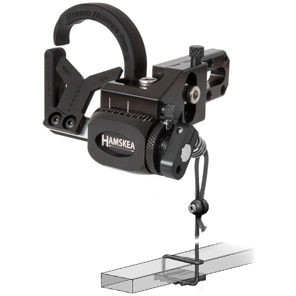 Hamskea Hybrid Hunter Pro Containment Arrow Rest Matte Black LH