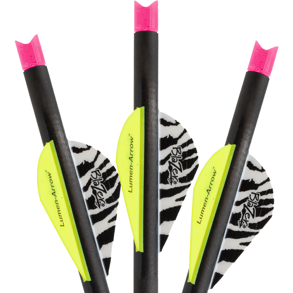 Lumenok Pink Moon Lighted Nock Carbon Crossbow Bolts 20 in. 3 pk.