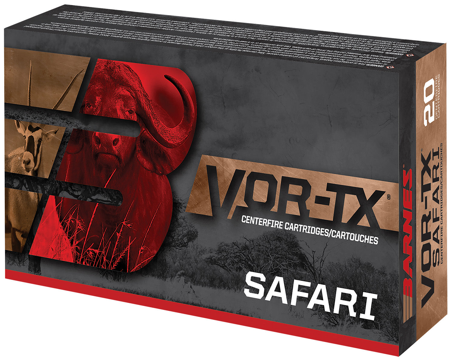 Barnes Safari Barnes TSX Flat Base 400 Grain .416 Rigby 2400 fps 716876141746
