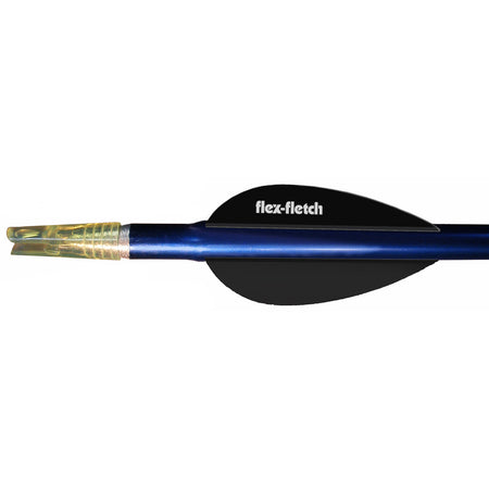 Flex Fletch FFP 2 in. Black Parabolic Cut Arrow Vanes 100 pk.