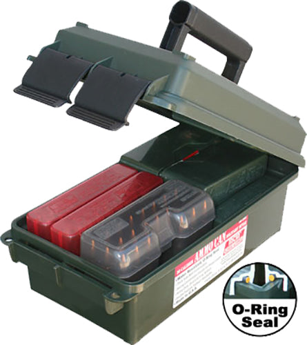 MTM Case-Gard AC30C11 Multi-Caliber Handgun/Rifle Ammo Can Forest Green O-Ring Sealed
