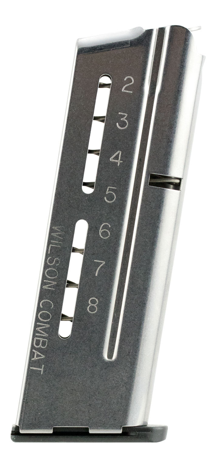 Wilson Combat 5009C8 ETM Stainless Steel 8rd 9mm Magazine Compatible with Wilson Combat 1911 Elite Tactical