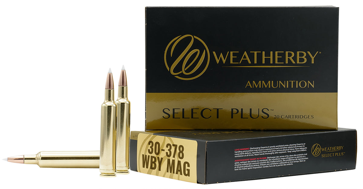 Weatherby Select Hornady Interlock 180 Grain .30-378 Weatherby Mag 3325 fps 747115437580