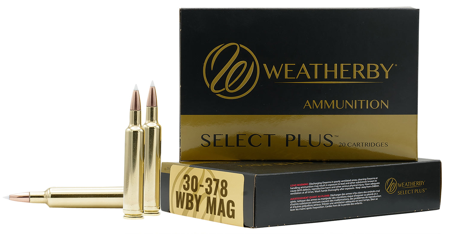 Weatherby Select Hornady Interlock 180 Grain .30-378 Weatherby Mag 3325 fps 747115437580
