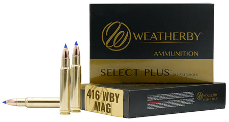 Weatherby Select Plus Barnes Tipped TSX Lead Free 350 Grain .416 Wthby Mag 2880 fps 747115425150