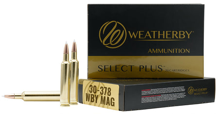 Weatherby Select Plus Hornady ELD-X 220 Grain .30-378 Weatherby Mag 3050 fps 747115437603