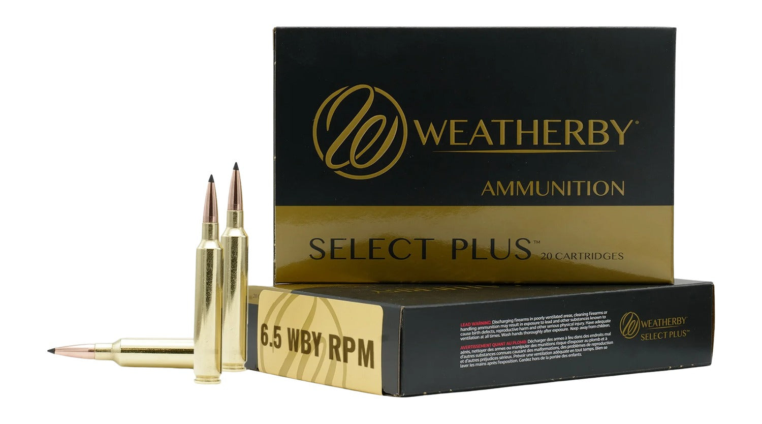 Weatherby 6.5 Weatherby RPM  156 grain Jacketed Hollow Point ammunition