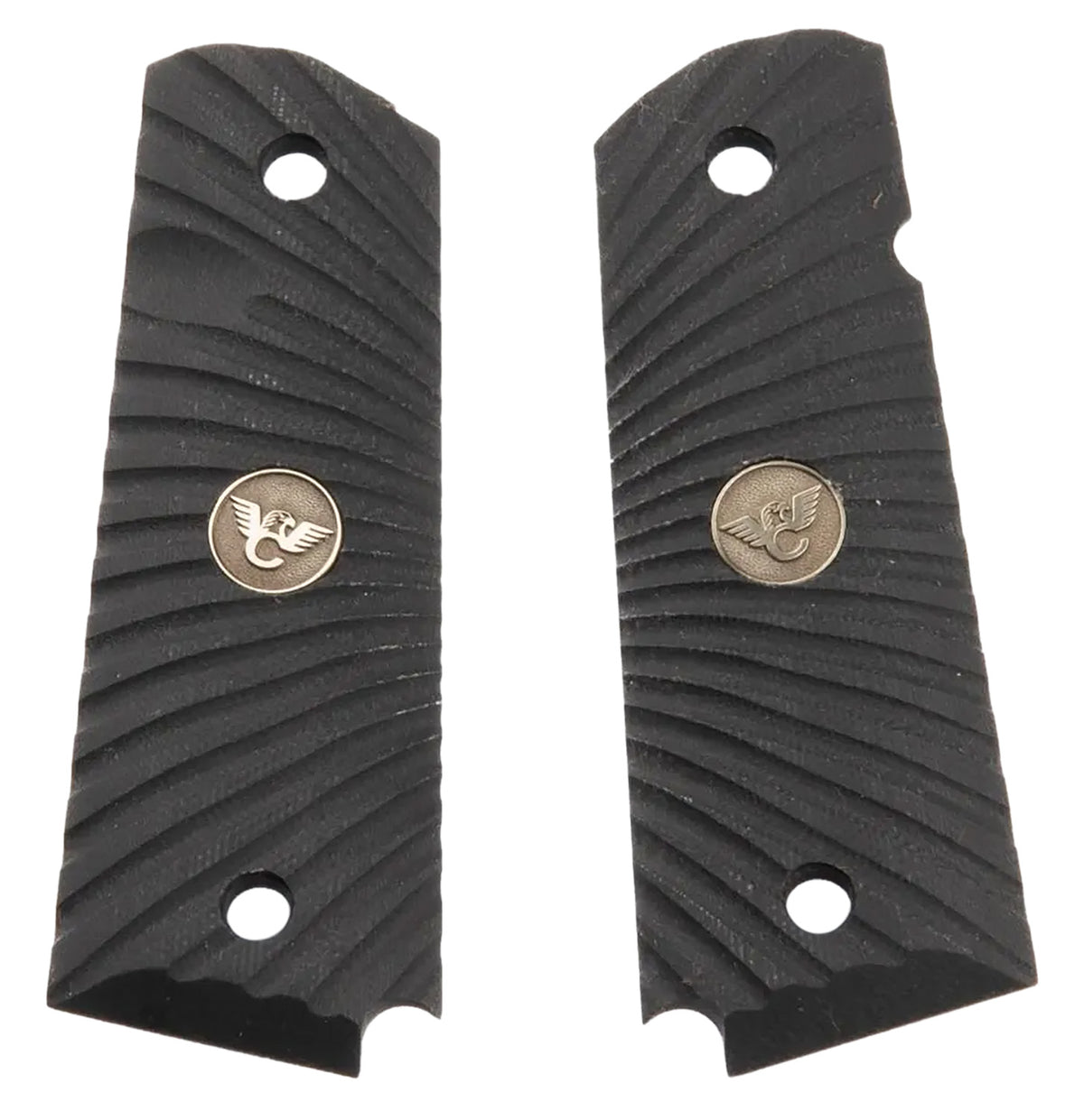 Wilson Combat 351AAFS Black G10 1911 Grip Panels Ambidextrous Thumb Safety Cut