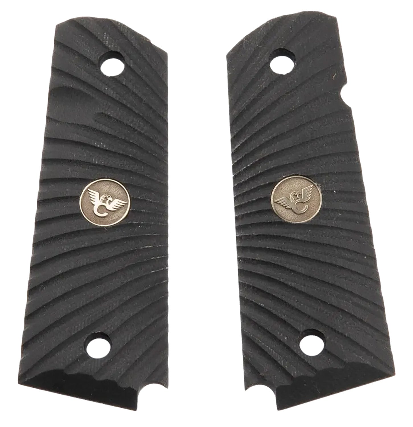 Wilson Combat 351AAFS Black G10 1911 Grip Panels Ambidextrous Thumb Safety Cut