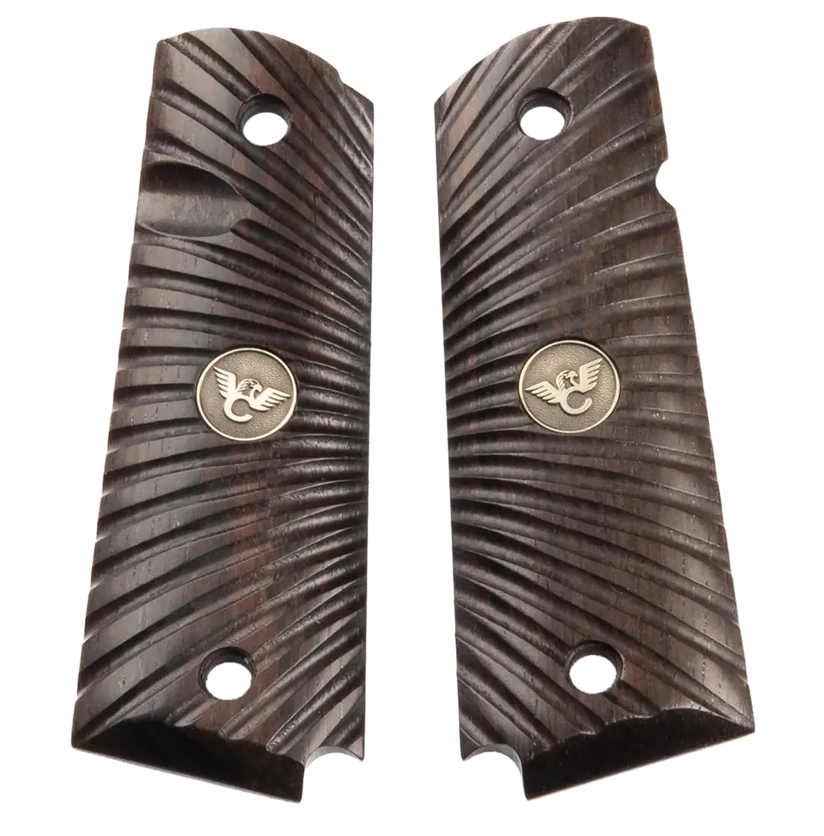 Wilson Combat 351MFS Cocobolo Wood 1911 Grip Panels Ambidextrous Thumb Safety