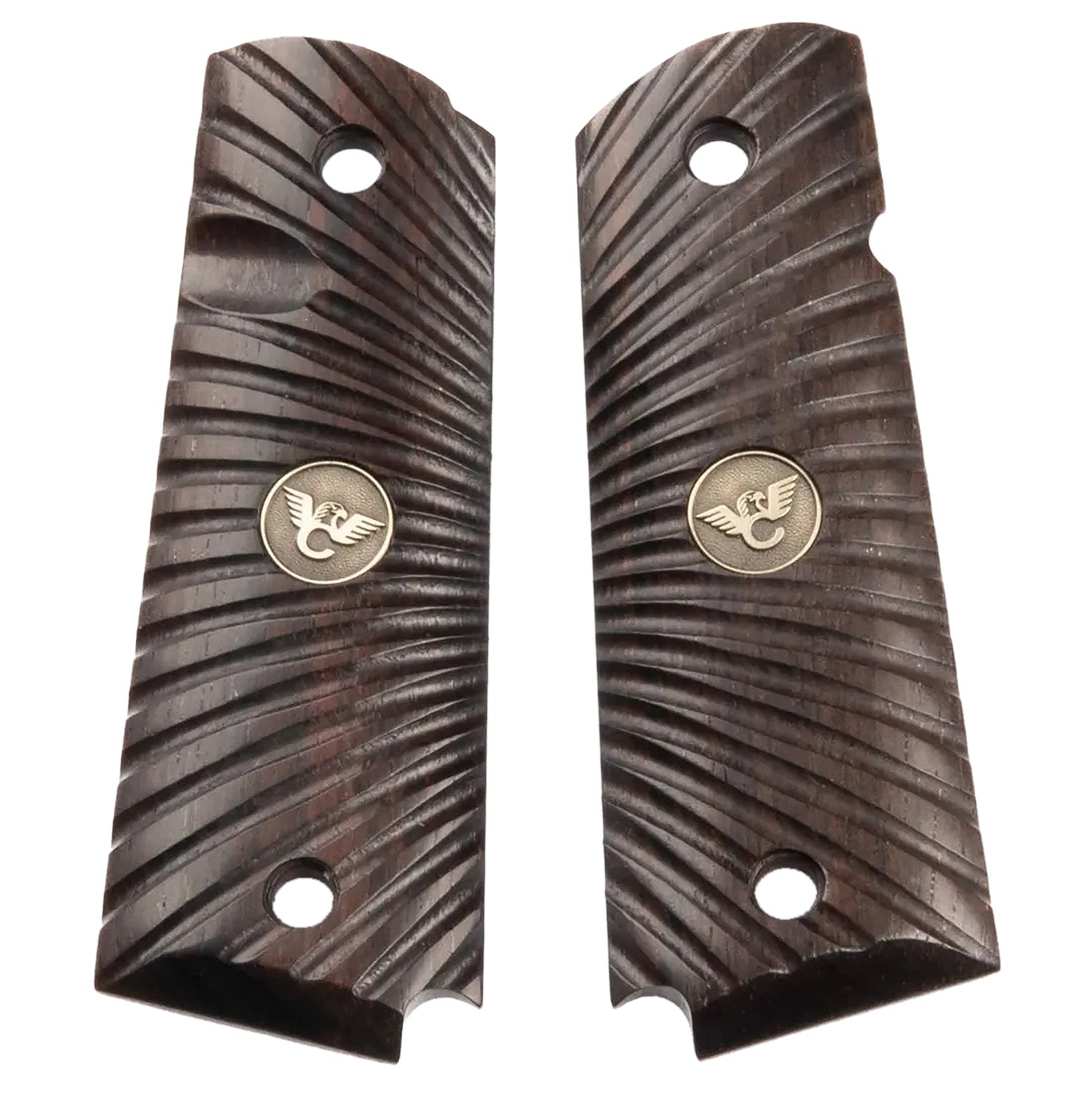 Wilson Combat 351MFS Cocobolo Wood 1911 Grip Panels Ambidextrous Thumb Safety