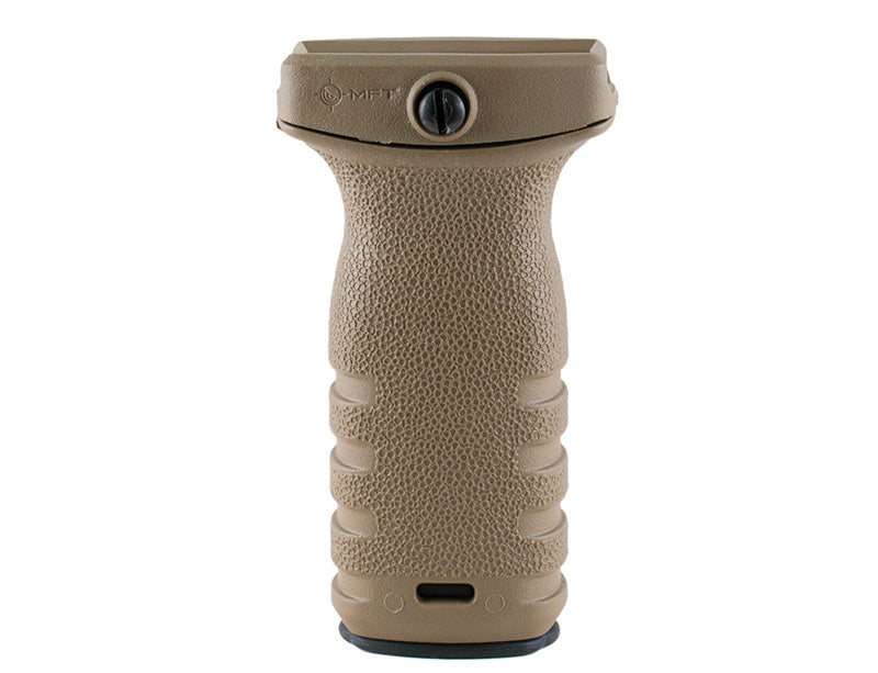 Mission First Tactical React Short Vertical Grip, Picatinny Mount, Scorched Dark Earth RSG-SDE