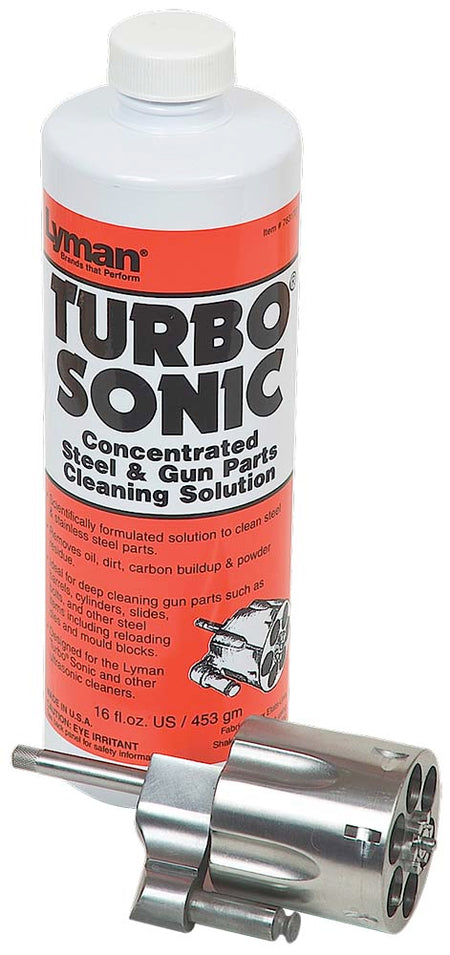 Lyman Turbo Sonic Firearm Parts Cleaning Solution 16oz Bottle