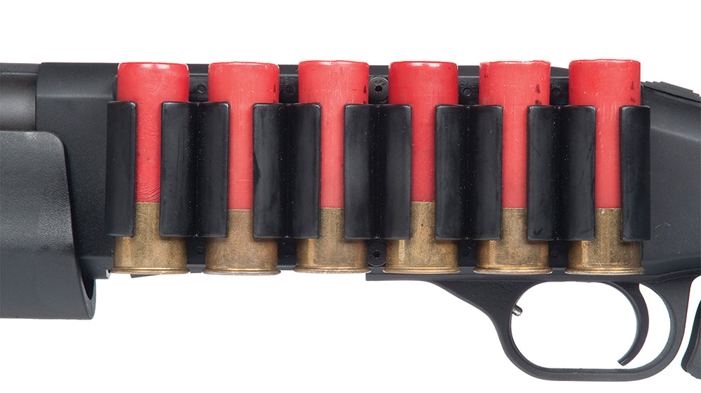 TacStar 1081158 12 Gauge Mossberg 930/935 SideSaddle 6rds Black Polymer w/Aluminum Plate