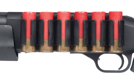TacStar 1081158 12 Gauge Mossberg 930/935 SideSaddle 6rds Black Polymer w/Aluminum Plate