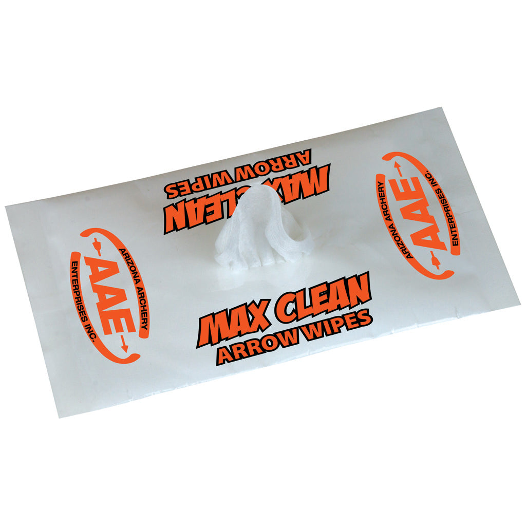 AAE Max Clean Arrow Cleaning Wipes 10 Pack