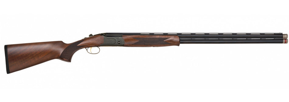 Mossberg 75481 Gold Reserve Full Size 20 Gauge Break Open 3" 2rd 30" Blue Polished Over/Under Vent Rib Barrel, Black Polished Engraved Stainless Steel Receiver, Fixed Black Walnut Stock, Right Hand