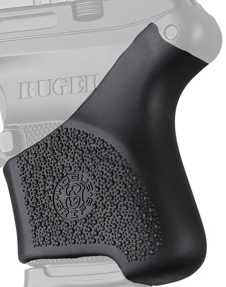 Hogue HandAll Hybrid Textured Black Rubber Grip Sleeve for Ruger LCP Pistol