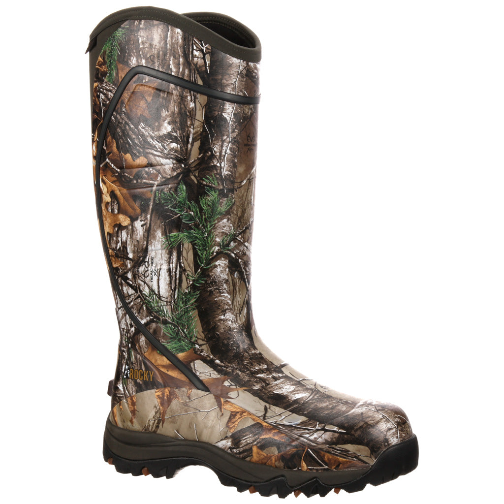 Rocky Core Realtree Xtra Rubber Boot 1600 Gram Insulated Size 9