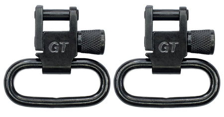 GrovTec GTSW01 1" Black Steel Locking Rifle Sling Swivel