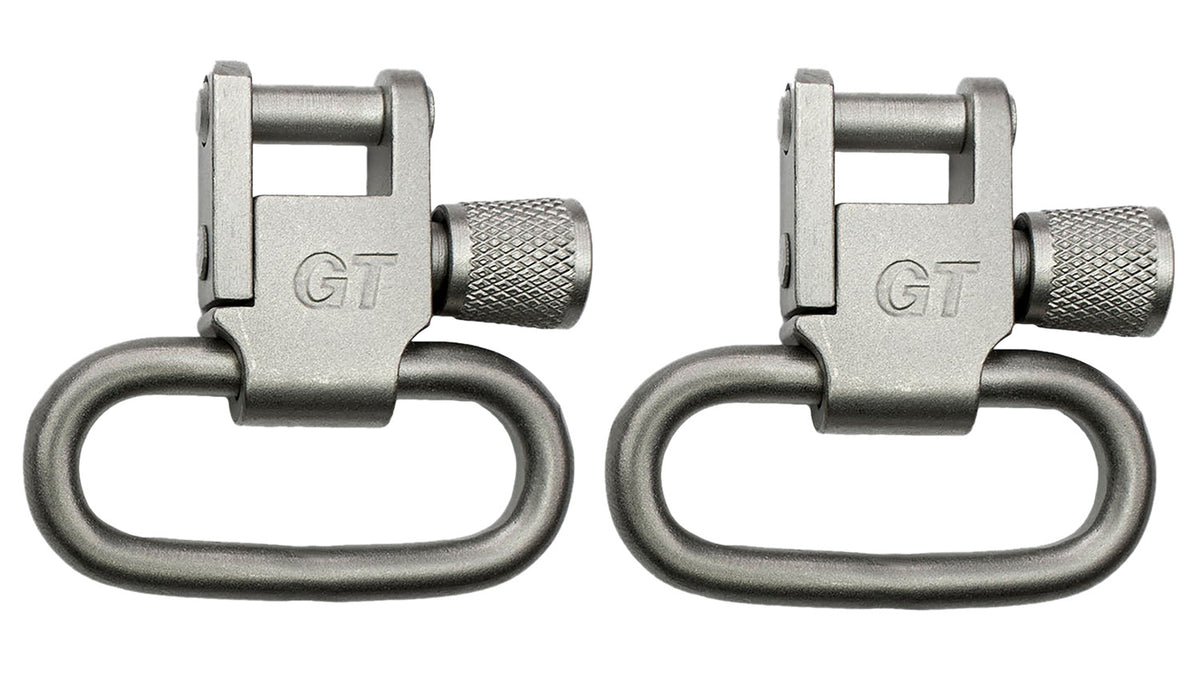 GrovTec US GTSW03 Satin Nickel 1" Locking Swivel for Rifles