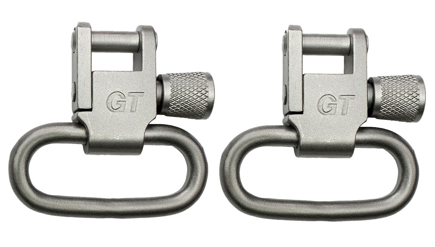 GrovTec US GTSW03 Satin Nickel 1" Locking Swivel for Rifles