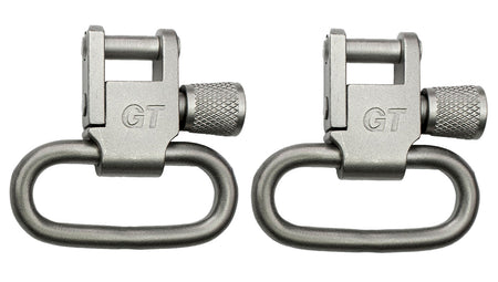 GrovTec US GTSW03 Satin Nickel 1" Locking Swivel for Rifles