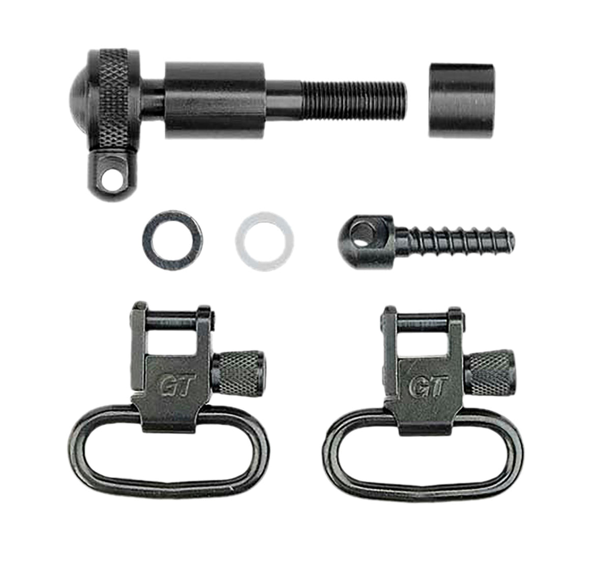 GrovTec GTSW18 Remington 760/7600 1" Black Oxide Locking Swivel Set Steel